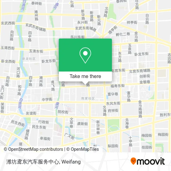 潍坊鸢东汽车服务中心 map