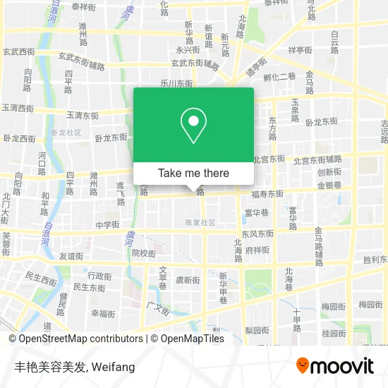 丰艳美容美发 map