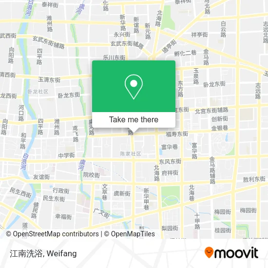 江南洗浴 map