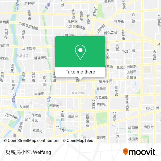 财税局小区 map