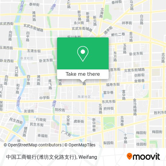 中国工商银行(潍坊文化路支行) map