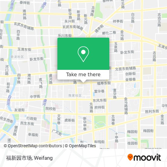 福新园市场 map