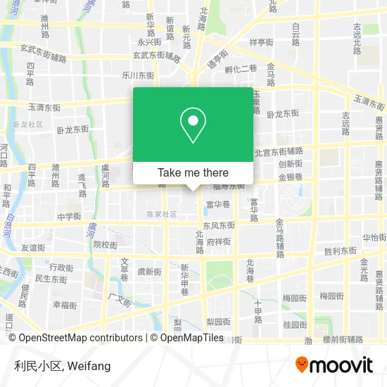 利民小区 map