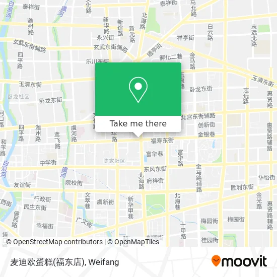 麦迪欧蛋糕(福东店) map