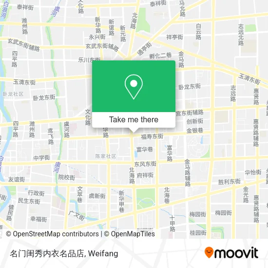 名门闺秀内衣名品店 map