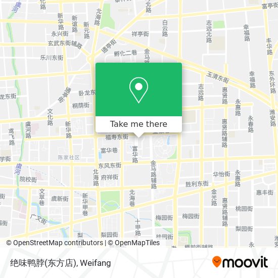 绝味鸭脖(东方店) map