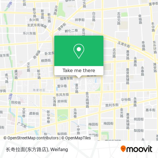 长奇拉面(东方路店) map