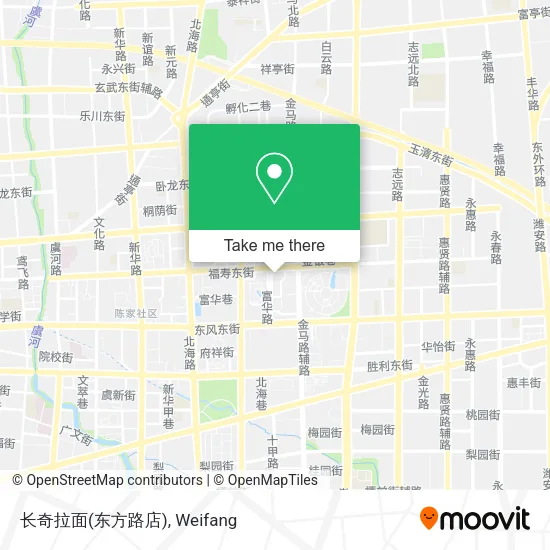 长奇拉面(东方路店) map