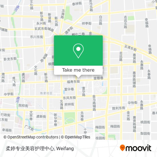 柔婷专业美容护理中心 map