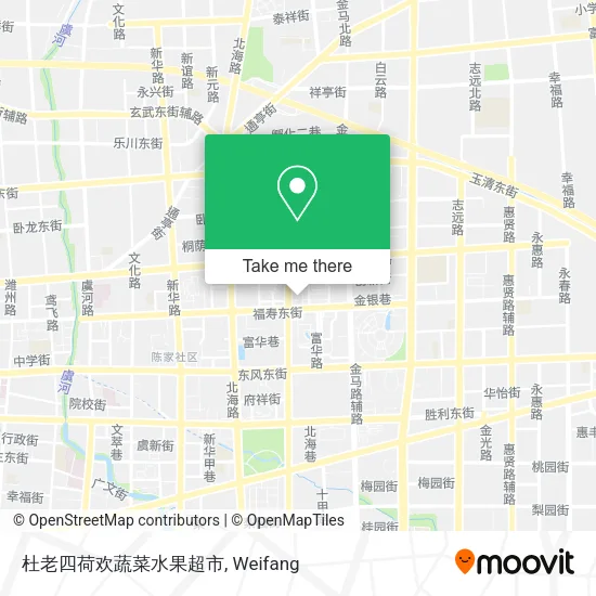 杜老四荷欢蔬菜水果超市 map