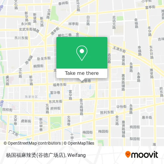 杨国福麻辣烫(谷德广场店) map