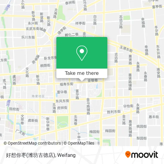 好想你枣(潍坊古德店) map