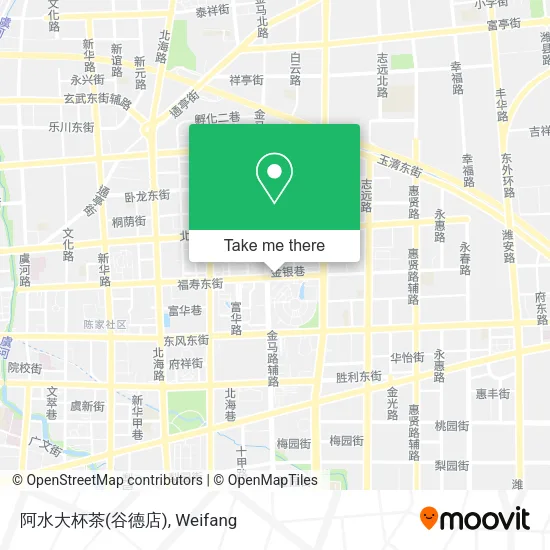阿水大杯茶(谷德店) map