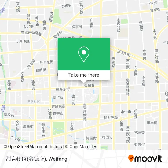 甜言物语(谷德店) map