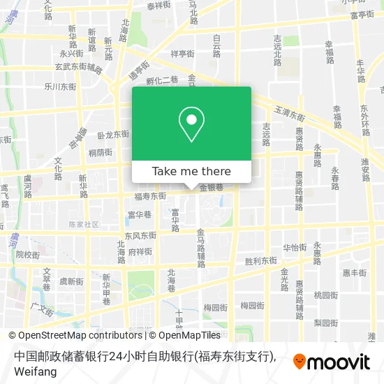 中国邮政储蓄银行24小时自助银行(福寿东街支行) map