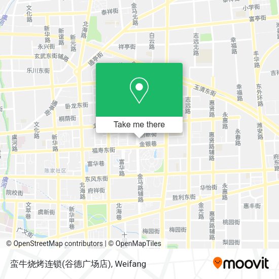 蛮牛烧烤连锁(谷德广场店) map