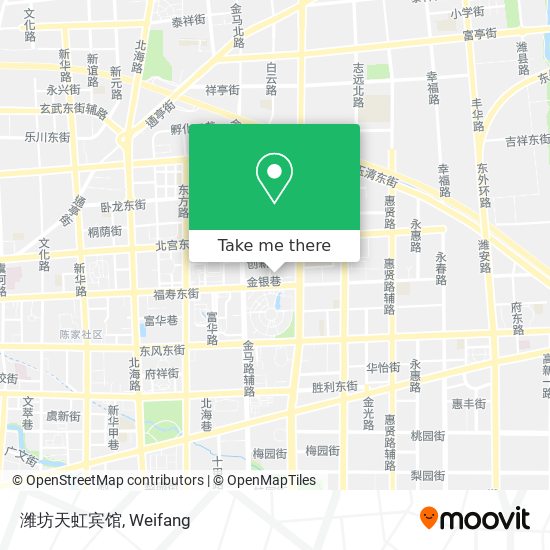 潍坊天虹宾馆 map