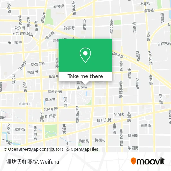 潍坊天虹宾馆 map