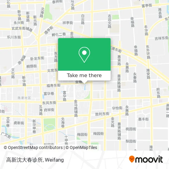 高新沈大春诊所 map