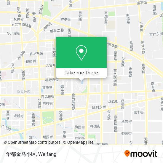 华都金马小区 map