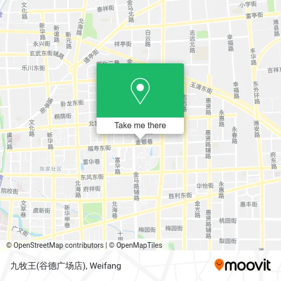 九牧王(谷德广场店) map