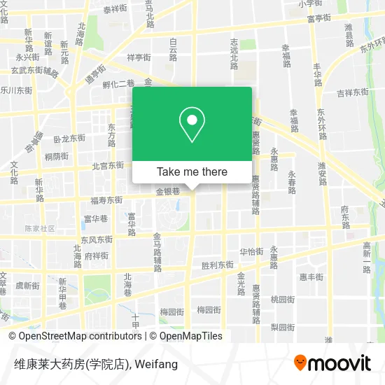维康莱大药房(学院店) map