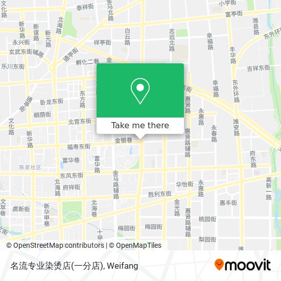 名流专业染烫店(一分店) map
