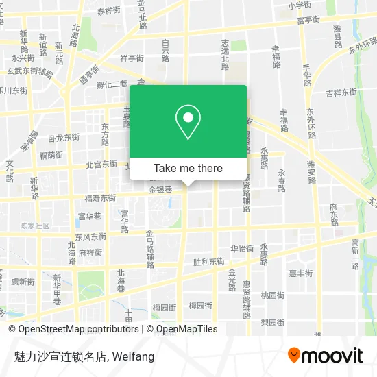 魅力沙宣连锁名店 map