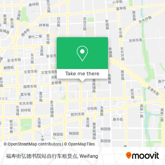 福寿街弘德书院站自行车租赁点 map