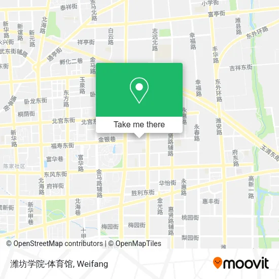 潍坊学院-体育馆 map