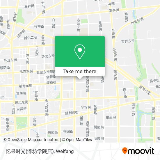 忆果时光(潍坊学院店) map