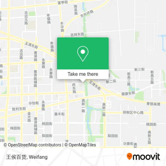 王侯百货 map