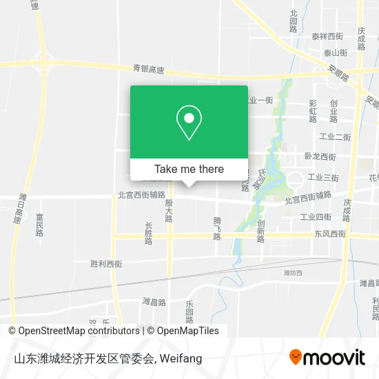 山东潍城经济开发区管委会 map