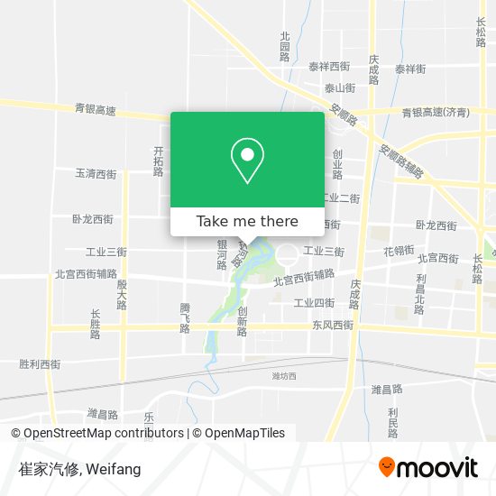 崔家汽修 map