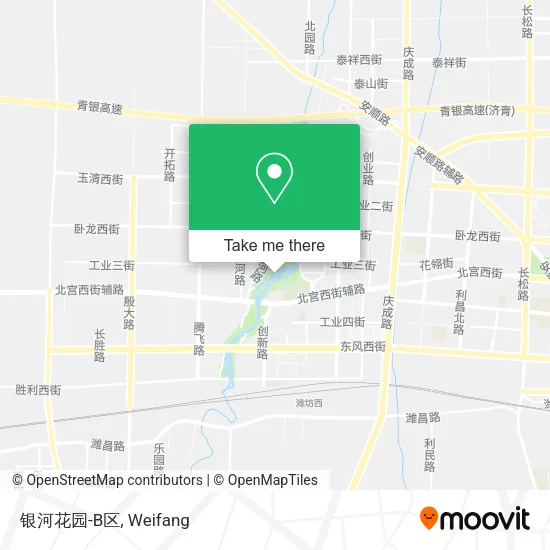 银河花园-B区 map