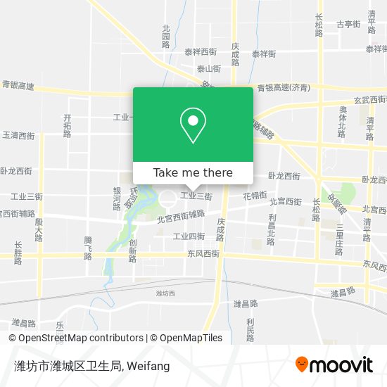 潍坊市潍城区卫生局 map