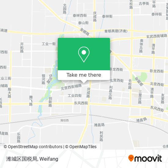 潍城区国税局 map