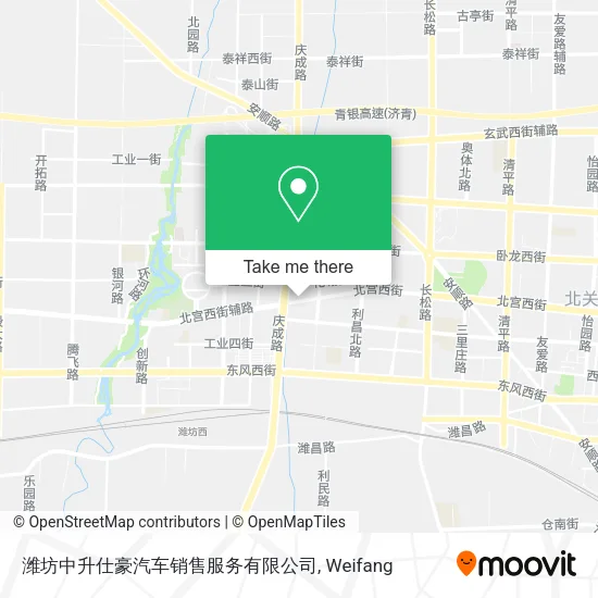 潍坊中升仕豪汽车销售服务有限公司 map
