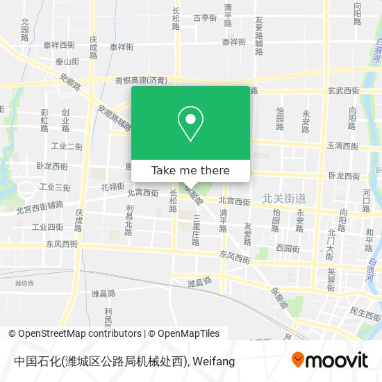 中国石化(潍城区公路局机械处西) map