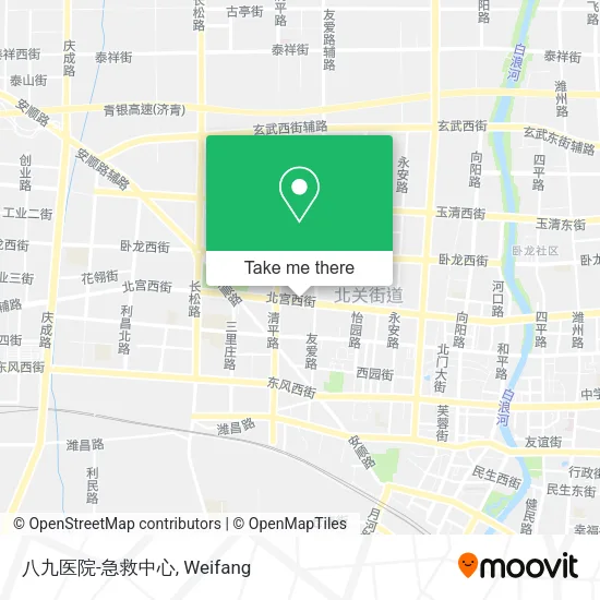八九医院-急救中心 map