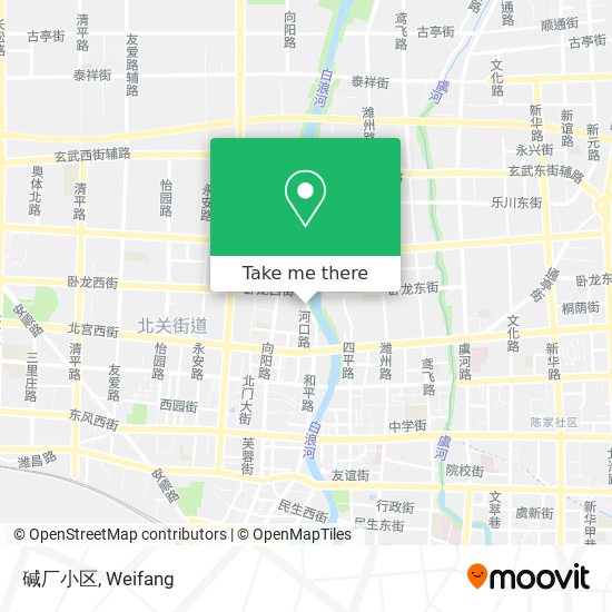 碱厂小区 map