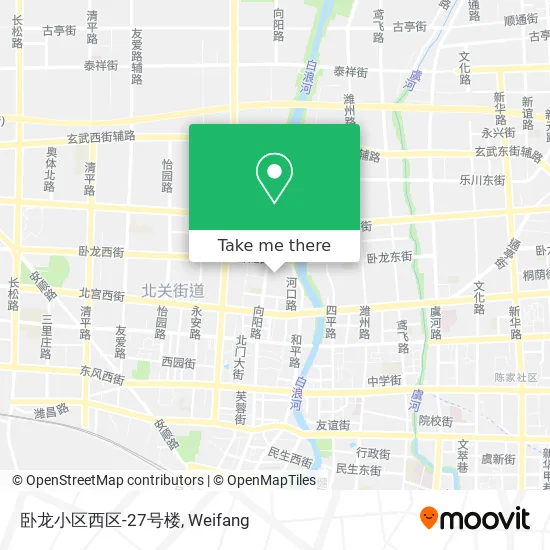 卧龙小区西区-27号楼 map