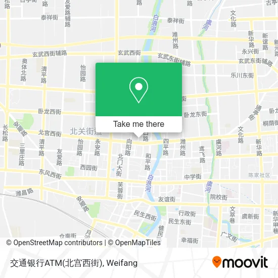 交通银行ATM(北宫西街) map
