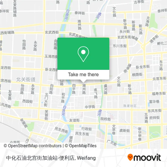 中化石油北宫街加油站-便利店 map