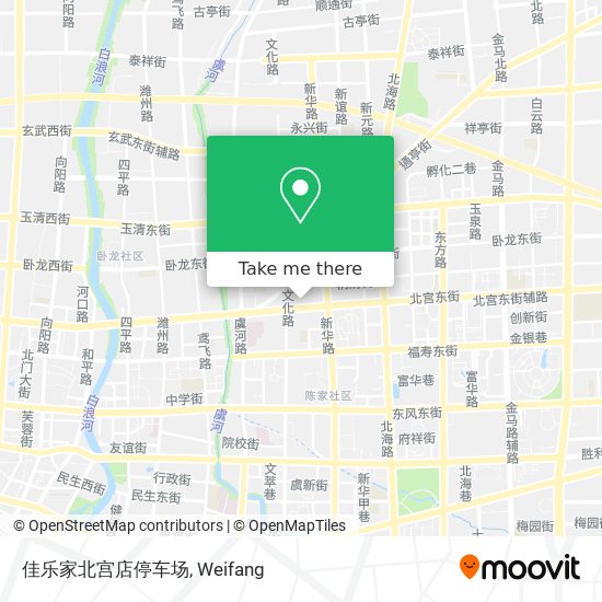 佳乐家北宫店停车场 map