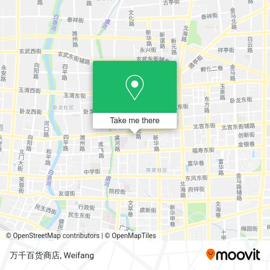 万千百货商店 map