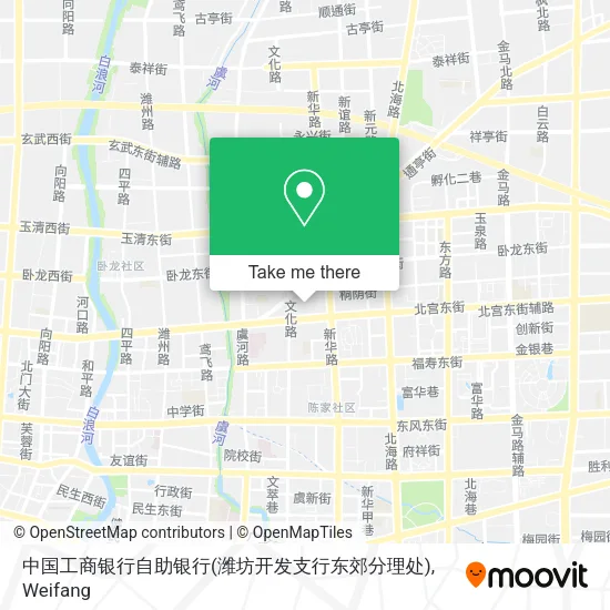 中国工商银行自助银行(潍坊开发支行东郊分理处) map