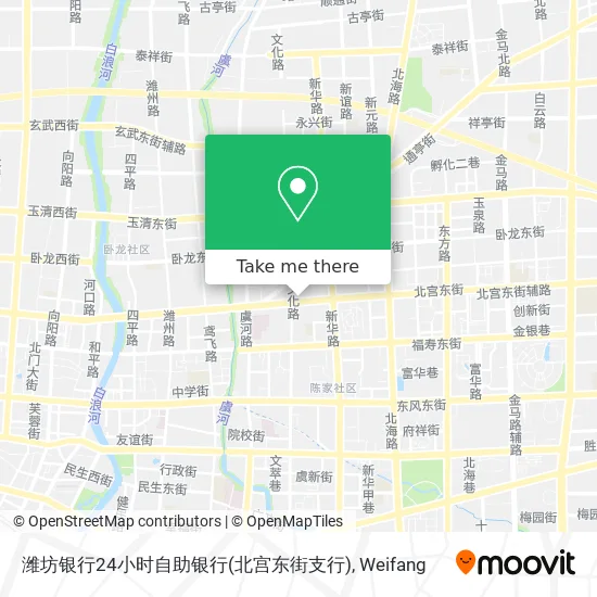 潍坊银行24小时自助银行(北宫东街支行) map