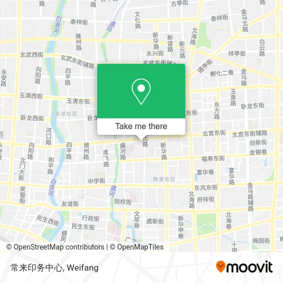 常来印务中心 map
