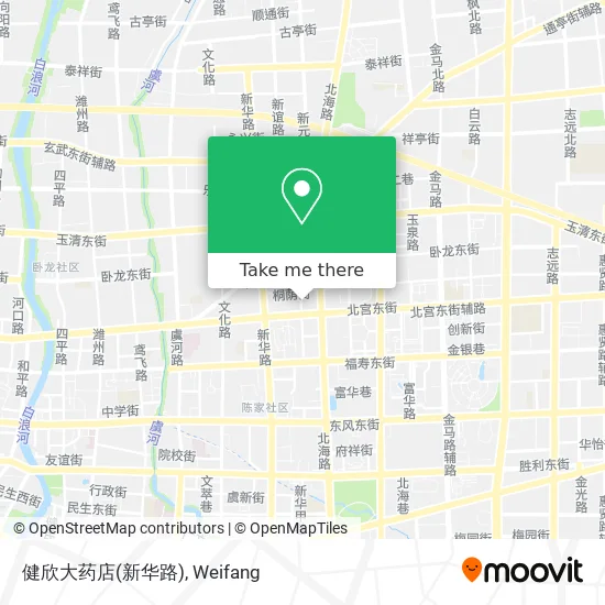 健欣大药店(新华路) map